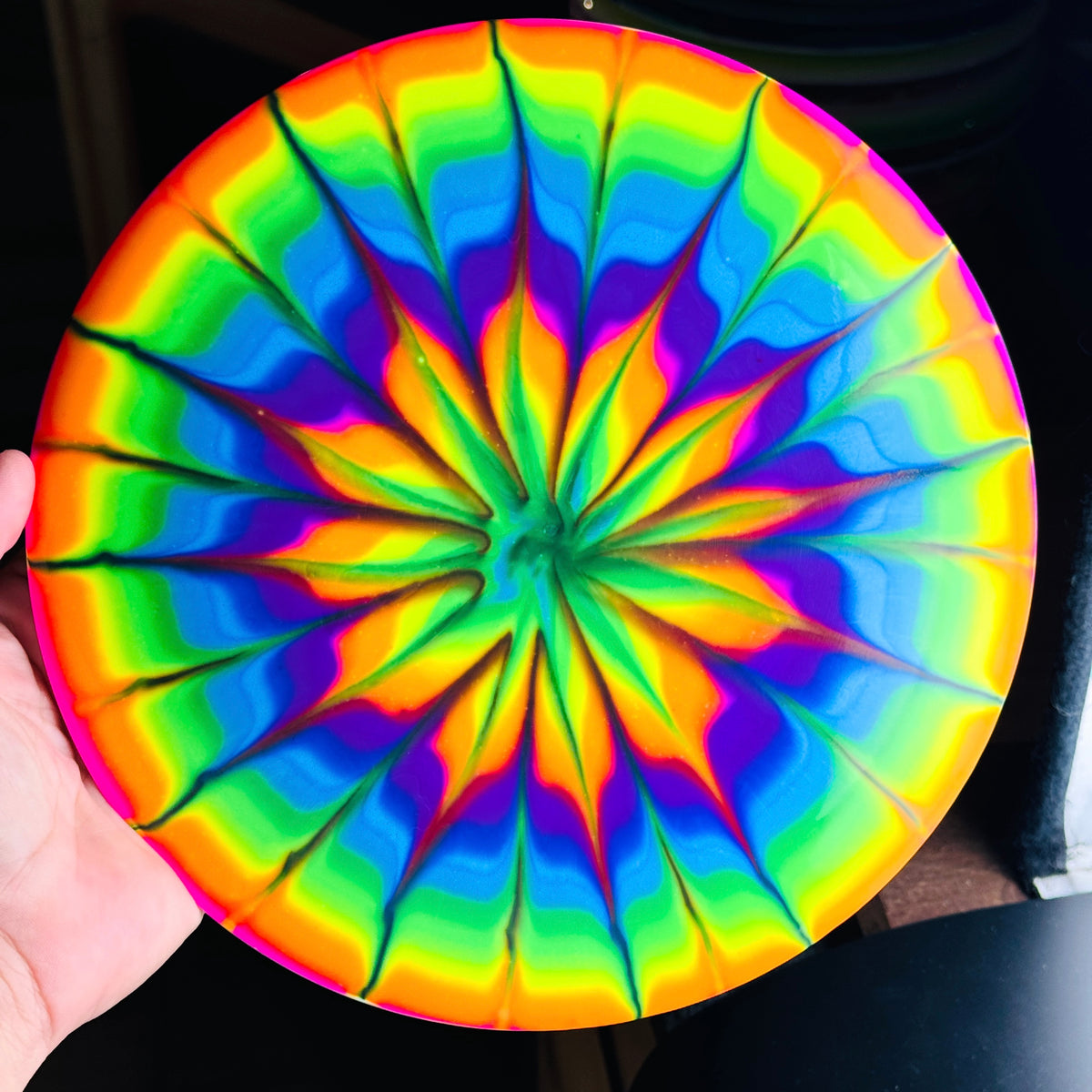 Discraft ESP Zeus Bottom Stamp Paul McBeth, 1734g Dr. Kristy Disc Dyes