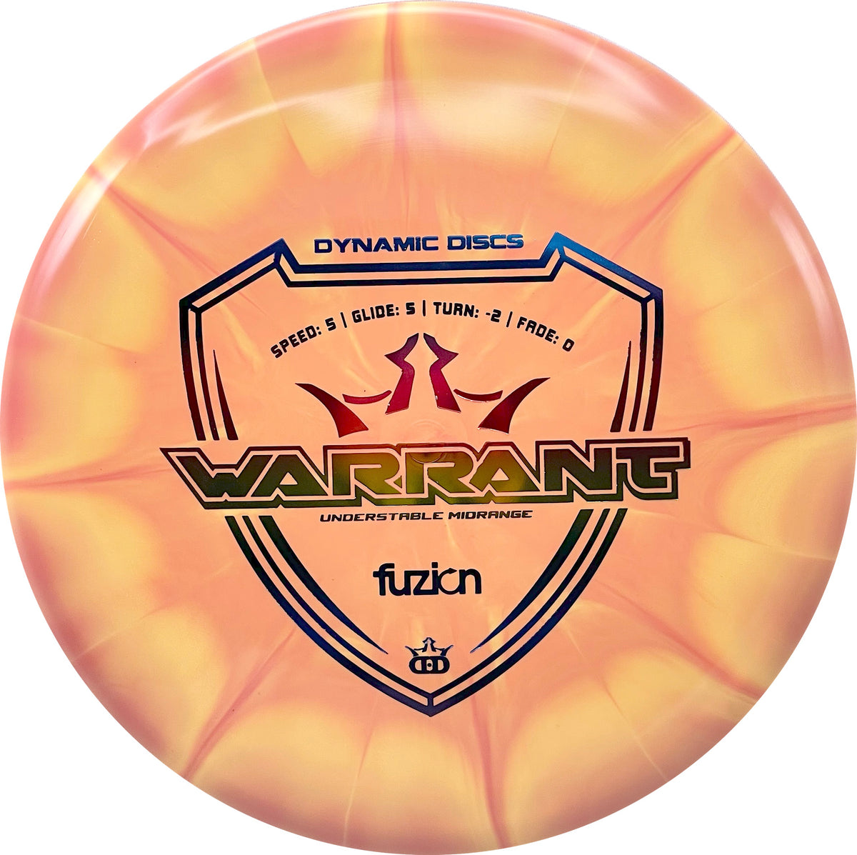 Dynamic Discs Fuzion Burst Warrant Dr. Kristy Disc Dyes