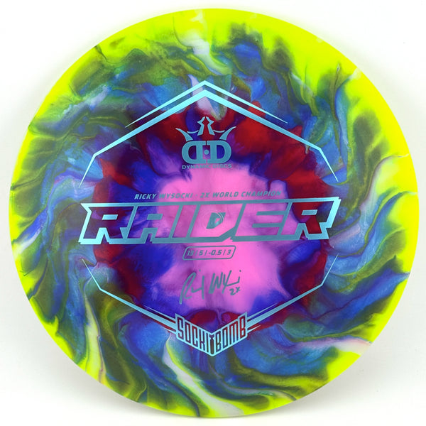 Dynamic Discs Lucid-X Chameleon Raider Ricky Wysocki Sockibomb Stamp, 173g