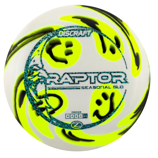 Discraft Z Glo Raptor Seasonal Glo, 168g