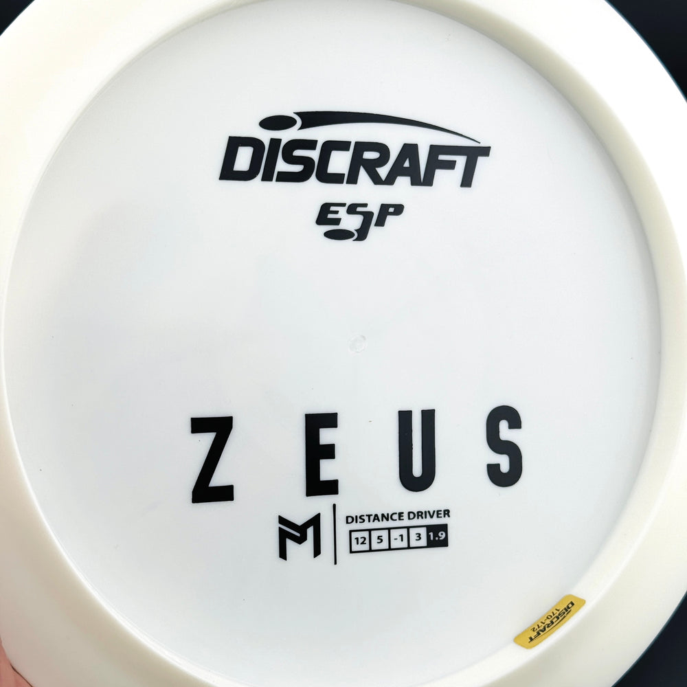 Discraft Blank ESP Zeus Bottom Stamp Paul McBeth