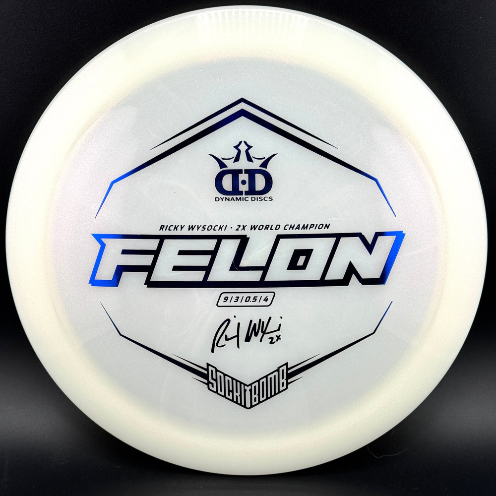 Dynamic Discs Lucid Ice Glimmer Felon Ricky Wysocki