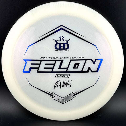 Dynamic Discs Lucid Ice Glimmer Felon Ricky Wysocki