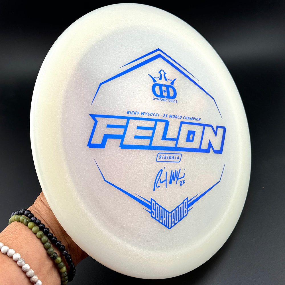 Dynamic Discs Lucid Ice Glimmer Felon Ricky Wysocki