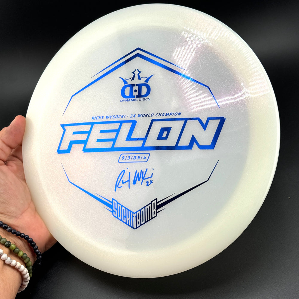 Dynamic Discs Lucid Ice Glimmer Felon Ricky Wysocki